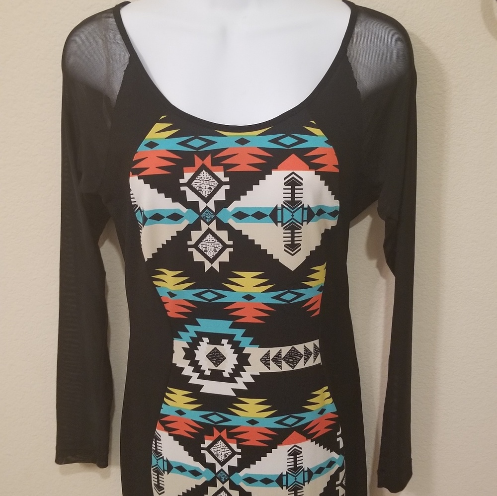 Super cute mesh long sleeve